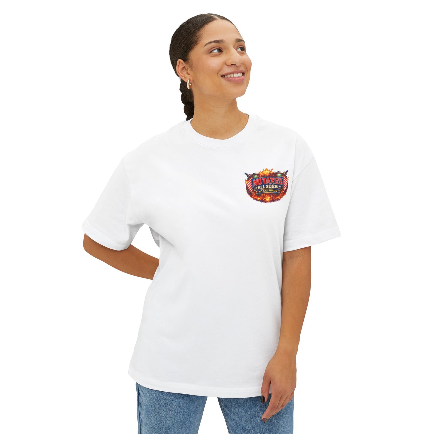 No Taxes Exempt All 2026 Tee — Patriotic Political Graphic T-Shirt