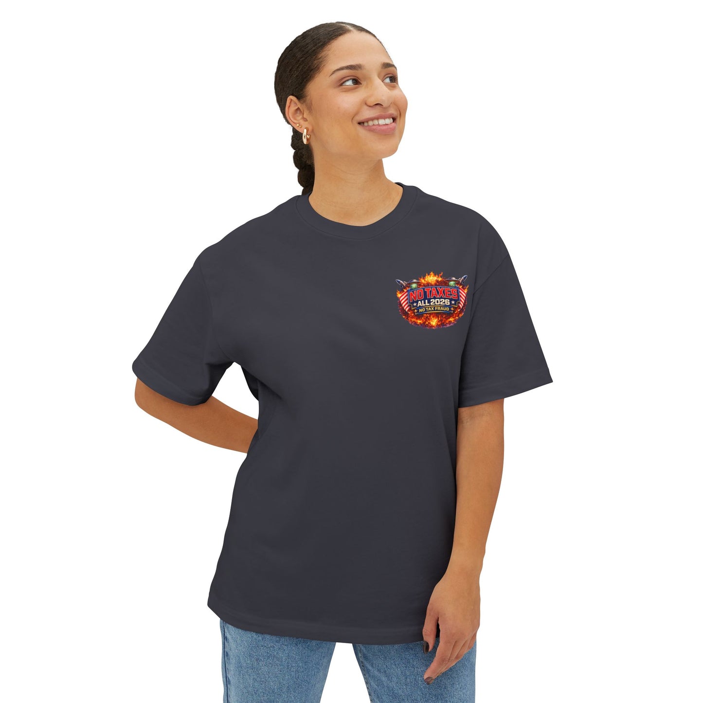 No Taxes Exempt All 2026 Tee — Patriotic Political Graphic T-Shirt