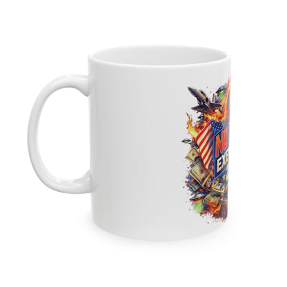 No Taxes Exempt All 2026 Ceramic Mug – Patriotic Anti-Tax Protest Coffee Cup