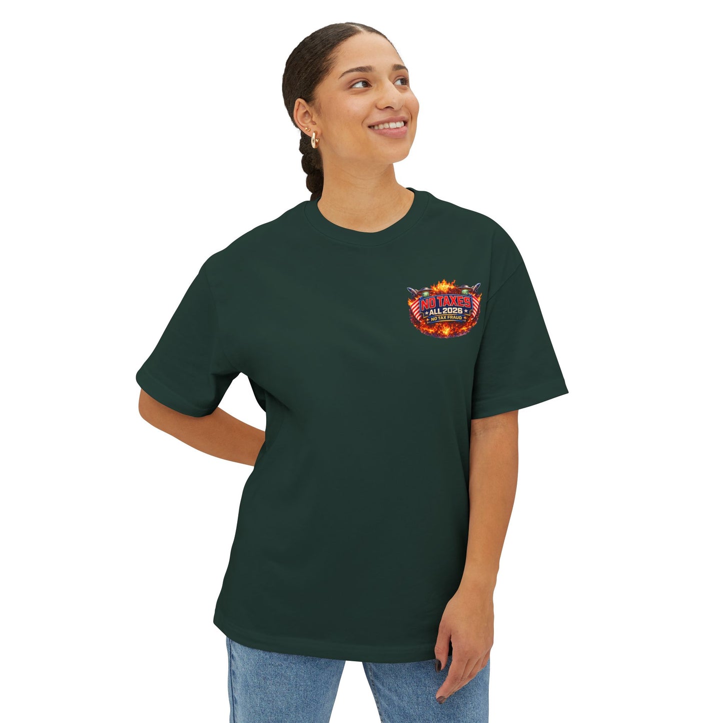 No Taxes Exempt All 2026 Tee — Patriotic Political Graphic T-Shirt